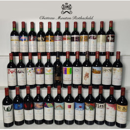 Château Mouton-Rothschild Vertical Collection from 1983 to 2018, Pauillac, France