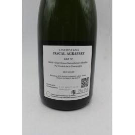 Expérience 17  Brut Nature Blanc de Blancs Champagne Agrapart & Fils 2017