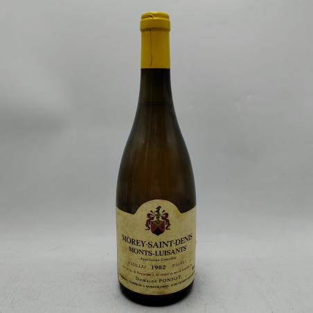 Les Monts Luisants Blanc Vieilles Vignes Domaine Ponsot 1982